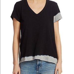 Wilt tie dye trim tee